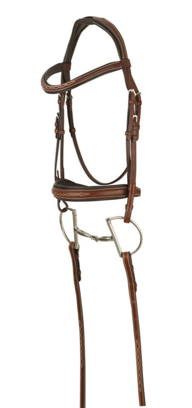 471181BRN HRSE Ovation Carlisle Anatomic Bridle Horse sku 471181BRN HRSE