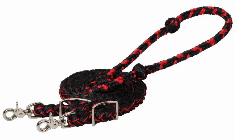 Weaver Braided Barrel Reins 8ft