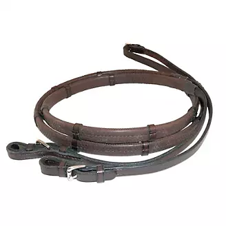 Nunn Finer Rubber Reins with Hand Stops 5/8 x 58