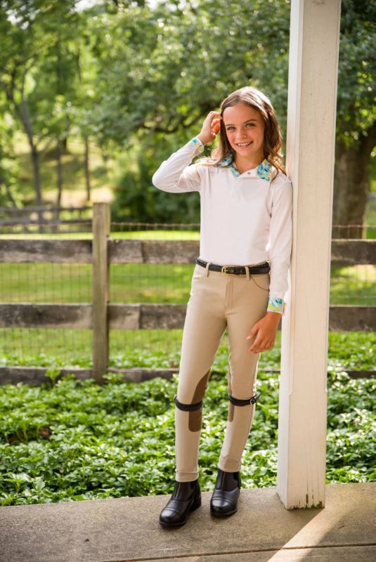 Aubrion Kids Cheshire Show Jodhpurs 13-14yrs Tan -  SHIRES EQUESTRIAN LLC, 81009-TAN-13-14