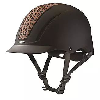 Troxel Spirit Schooling Helmet S  Tan Leopard