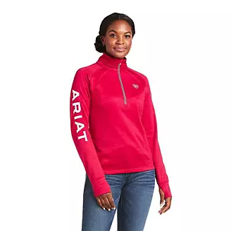 Ariat® Ladies Tek Team 1/2 Zip Sweatshirt