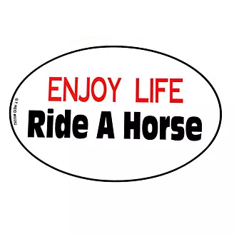Euro Enjoy Life Ride A Horse Stickers Set Of 3