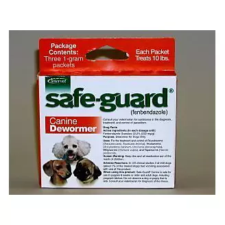 Safeguard Dog Wormer 11.75in x 5in x 11.75in
