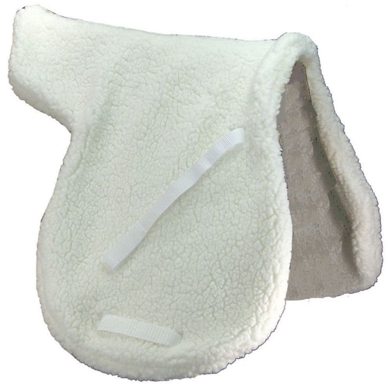 English Fleece Saddle PadAP Horse White