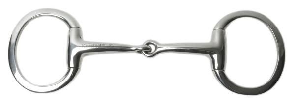 Korsteel Solid Mouth Eggbutt Snaffle Bit 5 Steel