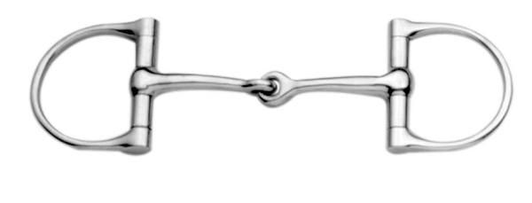 Korsteel Regular Dee Snaffle Bit 5 1/4 Steel