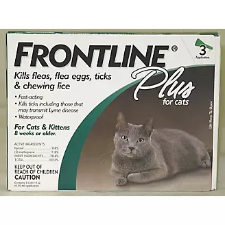 Frontline Plus for Cats - 3 Month Supply