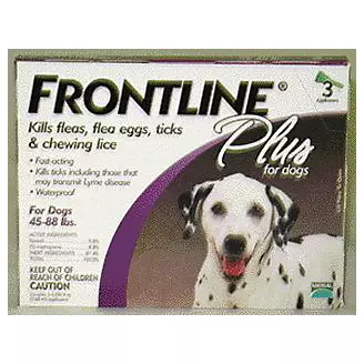 Frontline Plus for Dogs - 3 Month Supply 45-88 Lbs