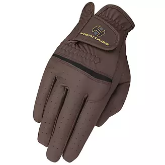 Heritage Premier Show Gloves 7 Brown