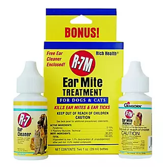 R-7 Ear Mite Treatment Kit for Dogs and Cats