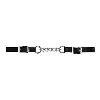 Heavy Duty Curb Strap W/Single Link Chain 4.5