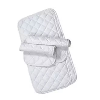 Weaver Quilted Leg Wraps 14 White