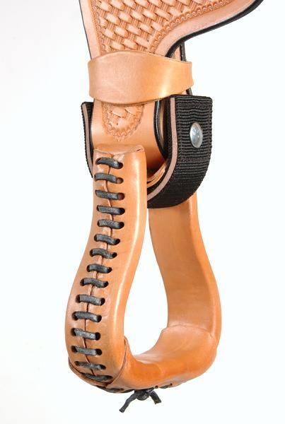 Tough-1 Comfort Ride Stirrup Mount 3 Brown