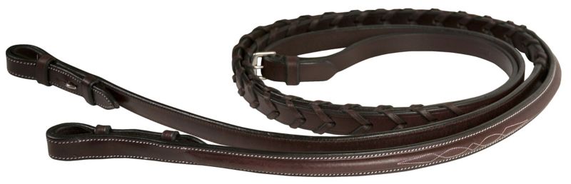 Gatsby Fancy Raised Laced Reins 5/8 Horse