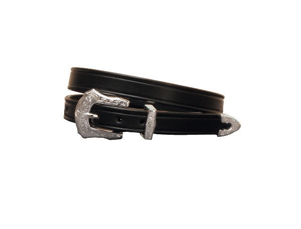 Tory Leather 3/4In Plain Creased Belt - StateLineTack.com