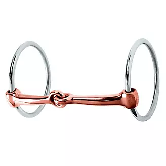 Weaver Leather Ring Snaffle W/Copper Mouth 5