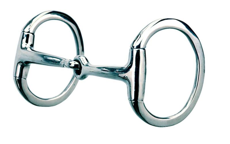 Weaver Leather Eggbutt Snaffle Bit Solid Mouth 5 - StateLineTack.com