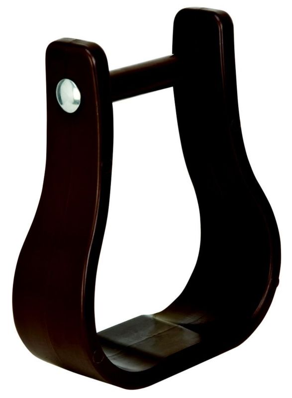Weaver Synthetic Visalia Stirrups 5 W 3 Neck Brown -  WEAVER LEATHER, 30750-82-01