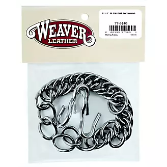 Weaver Leather English Curb Chain w/Hooks 9 1/2