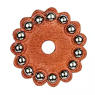 Weaver Leather Replacement Leather Rosette Russet