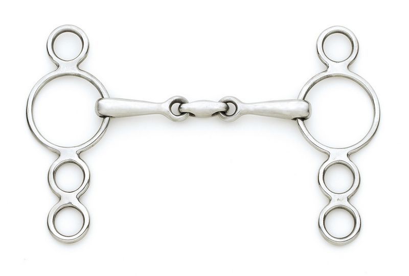 Centaur SS Small Cheek 3 Ring Gag W Center Peanut