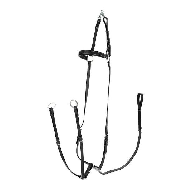 Horze Adjustable Hunting Breastplate Pony Black