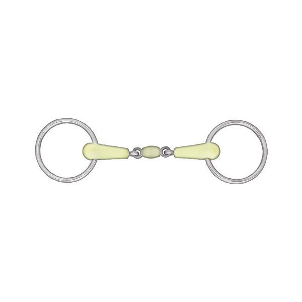 Horze Apple Flavor Peanut Link Snaffle Bit 5 1/4