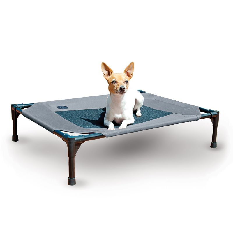 KH Mfg Original Grey/Mesh Pet Cot Large (UTM DISTRIBUTING KH1626 655199016266 Dog Supplies Beds Outdoor Beds) photo
