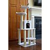 Armarkat Classic Real Wood Cat Tree 57in Ivory
