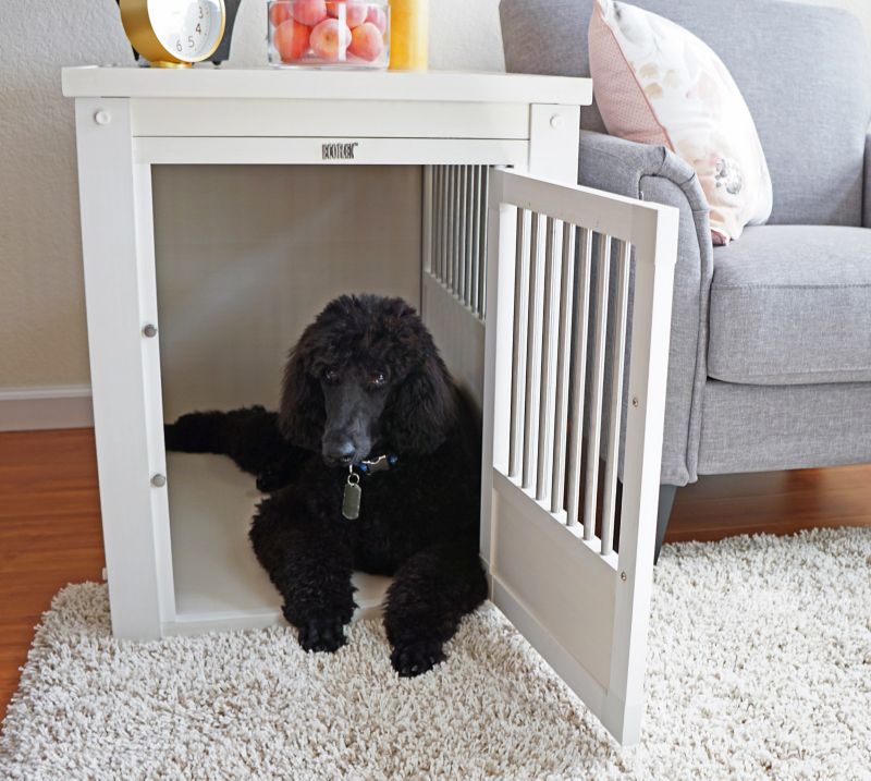 Photos - Pet Carrier / Crate no brand Pinta International, LLC New Age Pet White Dog Crate w/ Metal Spindles MD 