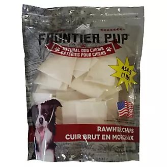 Frontier Pup Natural Rawhide Chips