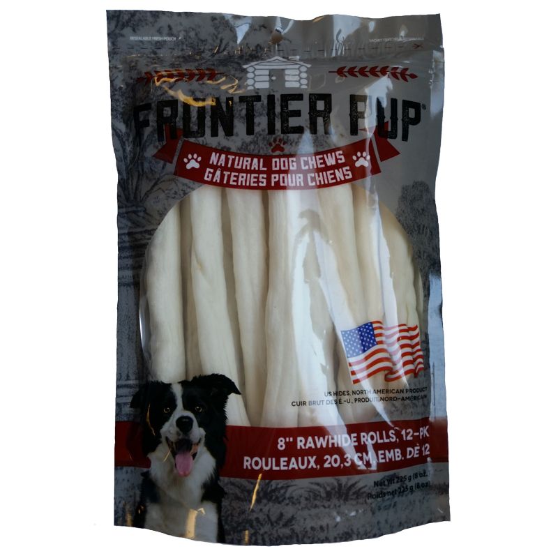 Frontier Pup Rawhide Rolls Dog Chews 