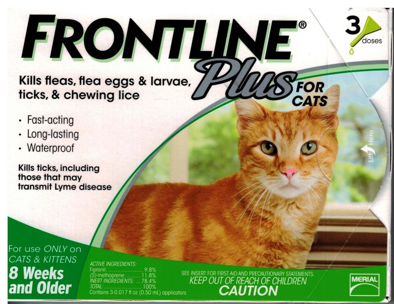 Frontline Plus for Cats - 3 Month Supply