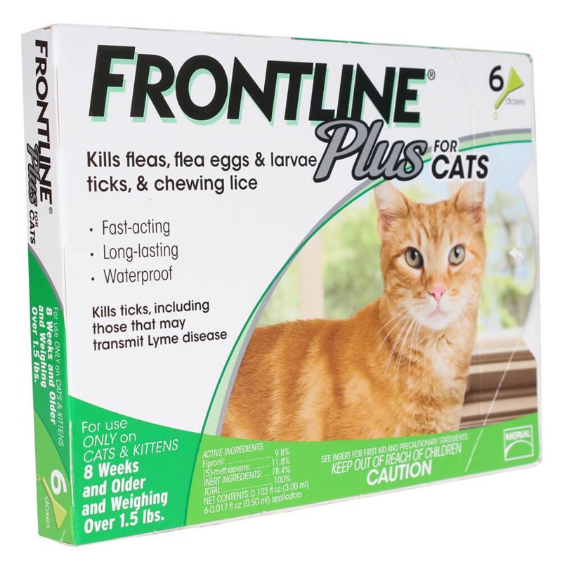 frontline plus for cats 6 month