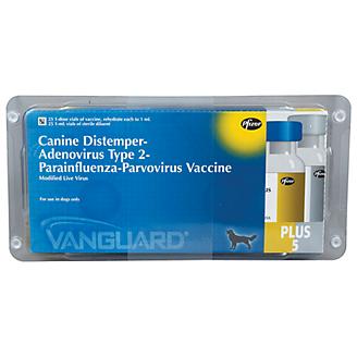 Vanguard Plus 5 25x1ml Vials Canine Vaccine