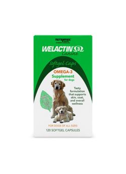 Welactin Canine Softgels with Omega 3 120 ct SeniorPetProducts