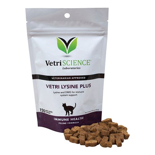 VetriScience Vetri Lysine Plus Cat Chews 120ct