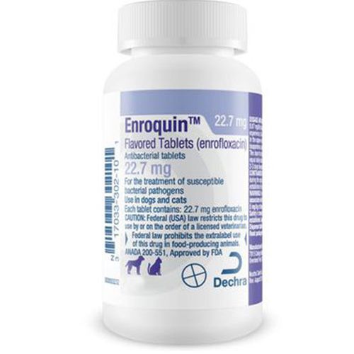 Enrofloxacin-Enroquin 22.7mg 100ct