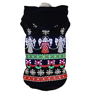 Pet Life LED Patterned Holiday Sweater Costume