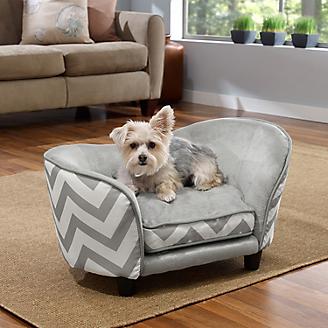 Enchanted Home Pet Grey Chevron Snuggle Dog Bed