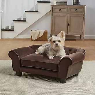 Enchanted Home Pet Cleo Brown Sofa Dog Bed