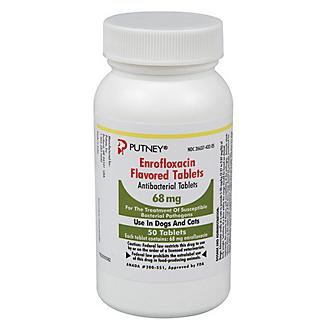 Enrofloxacin Tablets 68 mg