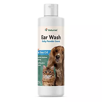 NaturVet Pet Ear Wash with Tea Tree Oil - 16 oz