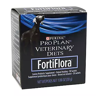 FortiFlora Probiotic Supplement for Dogs 30 Pkts