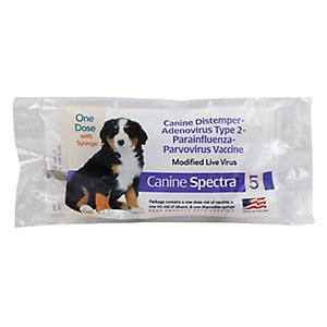 Canine Spectra 5 Vaccine Single Dose - StateLineTack.com