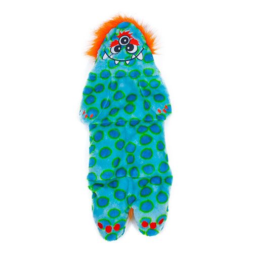 green monster dog toy