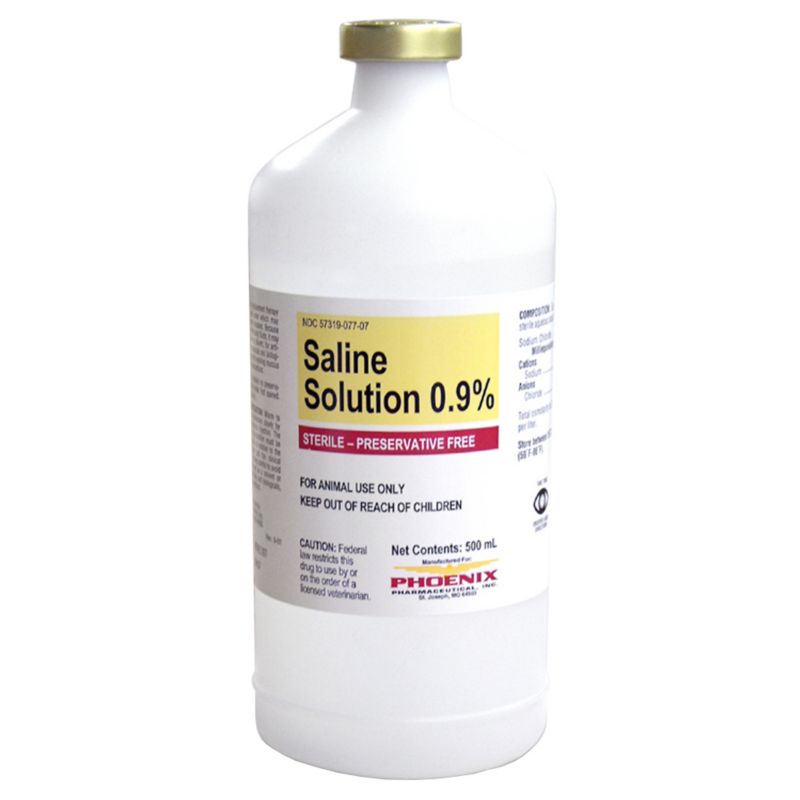 Saline Solution 0.9 1000ml Bottle