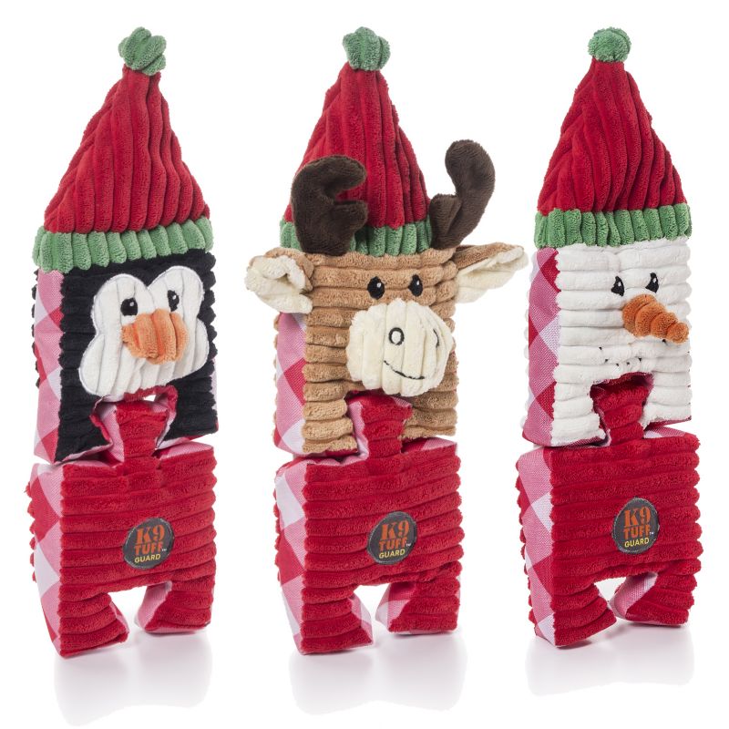 Charming Pet Christmas Puzzler Dog Toy Snowman