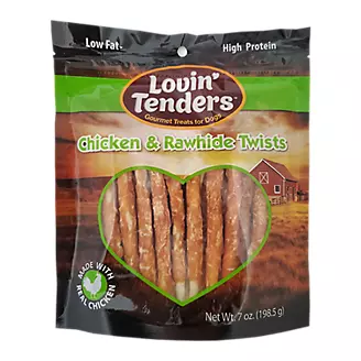 Lovin Tenders Chicken and Rawhide Twists